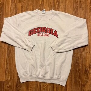 Georgia Bulldogs Sweatshirt Men Large Crewneck Pullover‎ Activewear